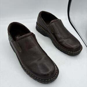 Eastland Loafers Womens Size 9.5 Newport Slip On Casual 3180 Brown‎ Red Leather